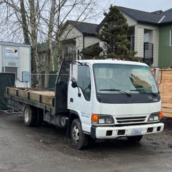 ISUZU NPR TURBO DIESEL 16'  FLATBED