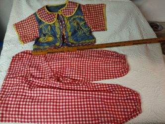 Vintage Halloween Costumes: Disney Thumper & Captain Kidd