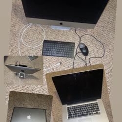 APPLE BUNDLE IMAC & MACBOOK PRO OLD SCHOOL CLASSIC COMPUTERS- PLEASE READ AS-IS SALES FROM ESTATE CLEANOUT