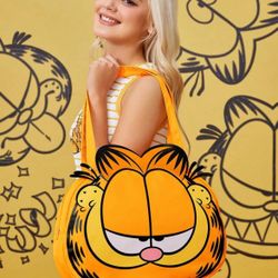 New GARFIELD The Cat PURSE ORANGE Bag TOTE