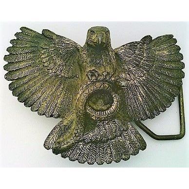 Eagle Belt Buckle Cast Bronze