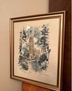John Haymson Duke University Watercolor Print