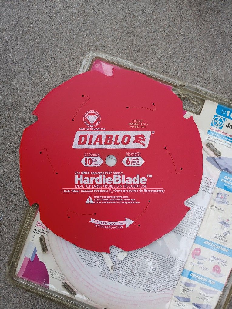 Fiberconcrete Saw Blade 10" $20 Price Firm