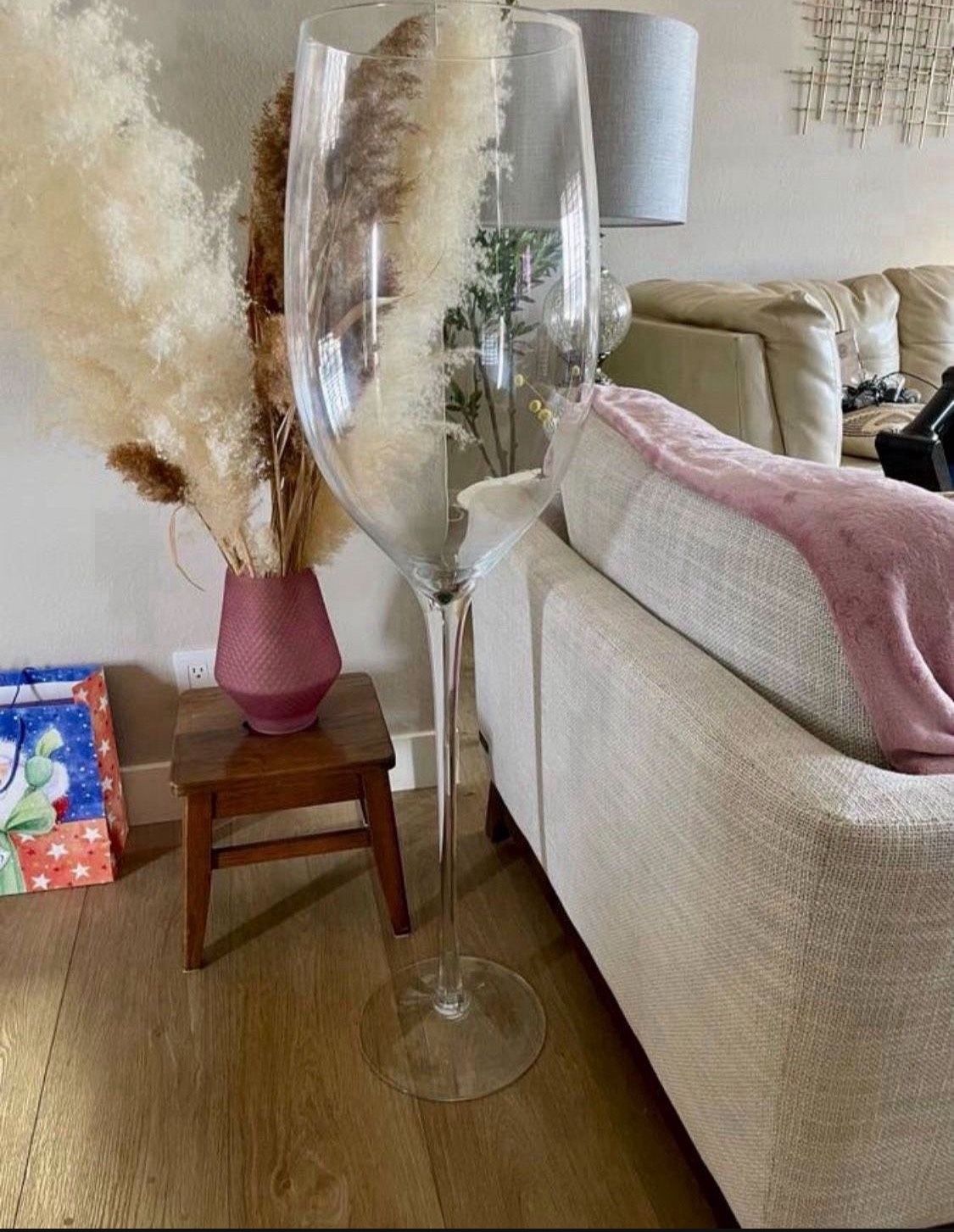 Worlds Largest Wine Glass interior decor (REAL Glass) 48 Tall 4 feet -  www.rajagirimanappuram.com