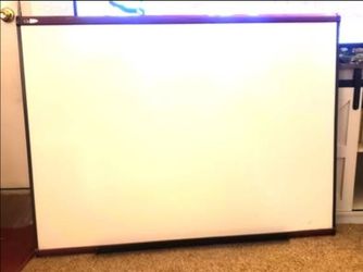 Quartet Non-Magnetic 48”x36” Mahogony Dry Erase Board