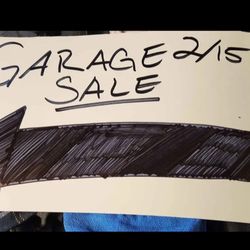 Garage Sale  2/15