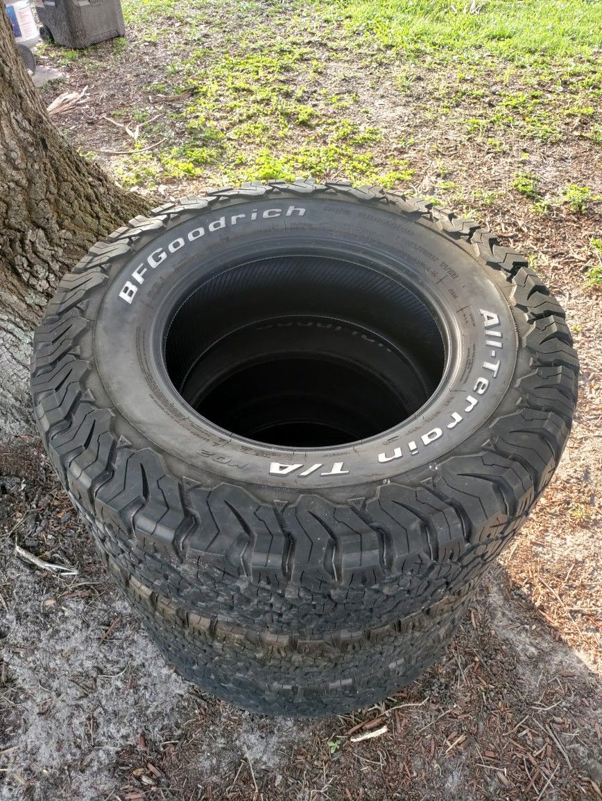 (3)BFGOODRICH TIRES BAJA CHAMPION TIRES