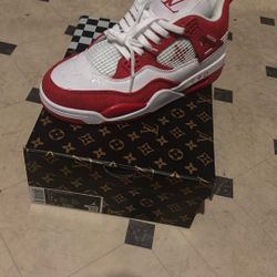 Jordan LVs Size 10 Red And White 