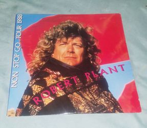 Robert Plant Non Stop Go Tour 1988 2 LP Vinyl Mint Condition Rare Underground...