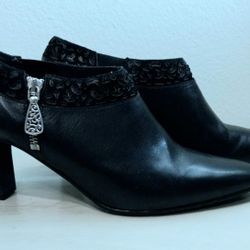 Brighton Leather Bootie Size 7.5