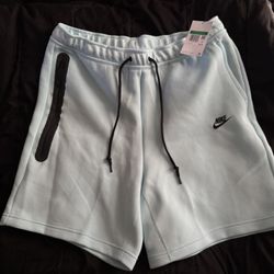 Nike Tech Shorts ( BABY BLUE )
