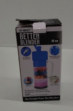 Portable and rechargeable blender and cup