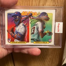 Topps Project 70 Alex Pardee Topps Baseball #ASG2 2021 Hernandez Acuna All Star