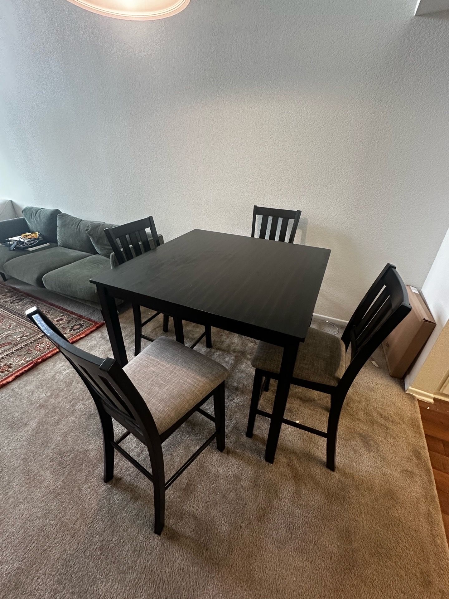 Counter-Height Dining Table + 4 Chairs