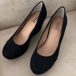 Ana Wedge  Heel Pump Shoes 