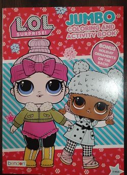 New LOL Surprise Christmas Coloring And Activity Book