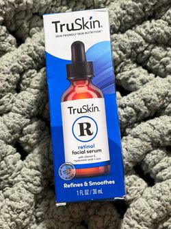 TruSkin Retinol Anti-Aging Face Serum with Hyaluronic Acid - 1 fl oz NEW