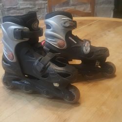 Kids Roller Blades Size 1 To 4 Adjustable