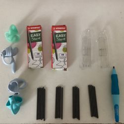 STABILO Ergonomic Mechanical Pencil EASYergo 3.15+21 refills +4 pencil grippers