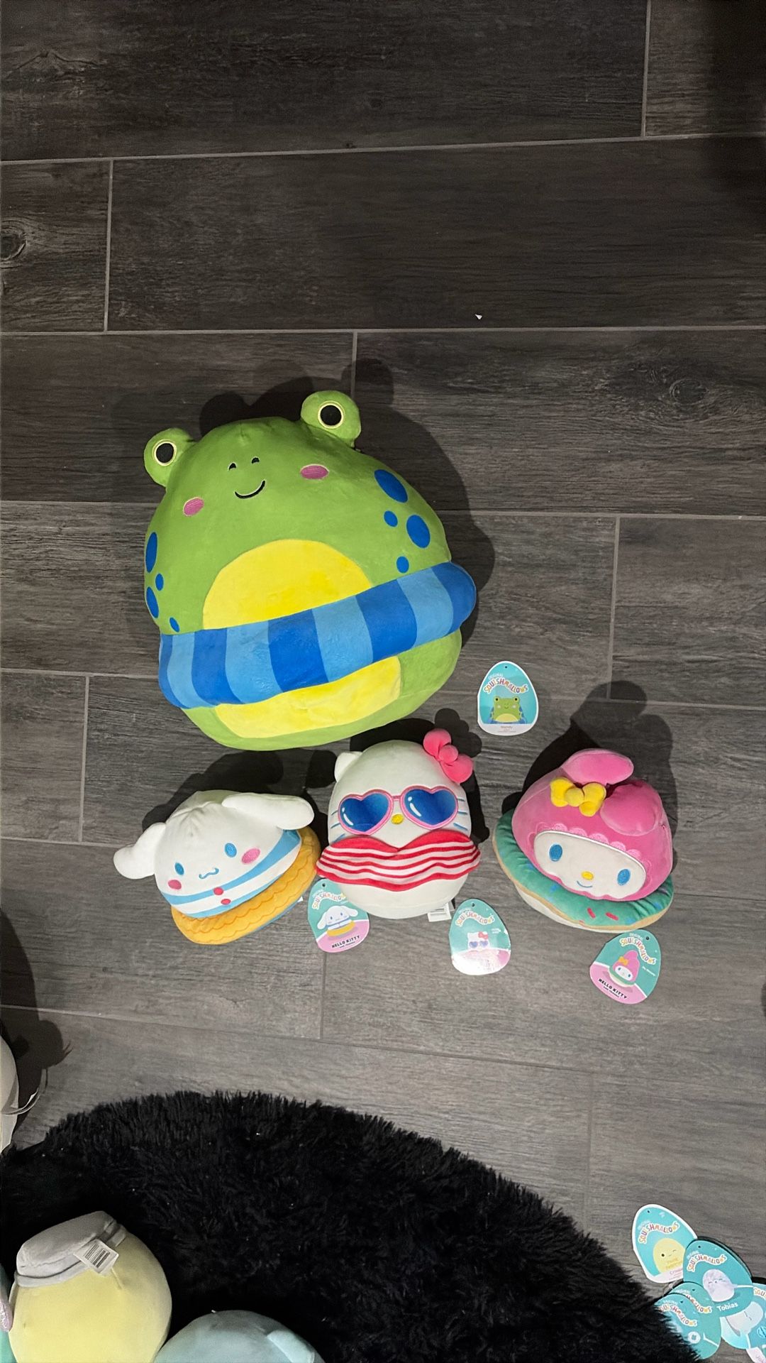 Summer Pool Squishmallows- Hello Kitty & Friends, and Frogs