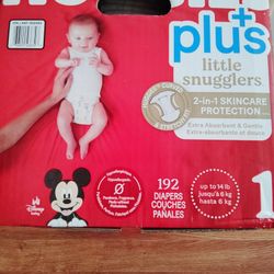 Pañales Huggies #1 Nuevos En Caja 