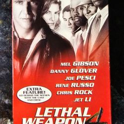 Lethal Weapon 4 VHS 1998 a Richard Donner Film