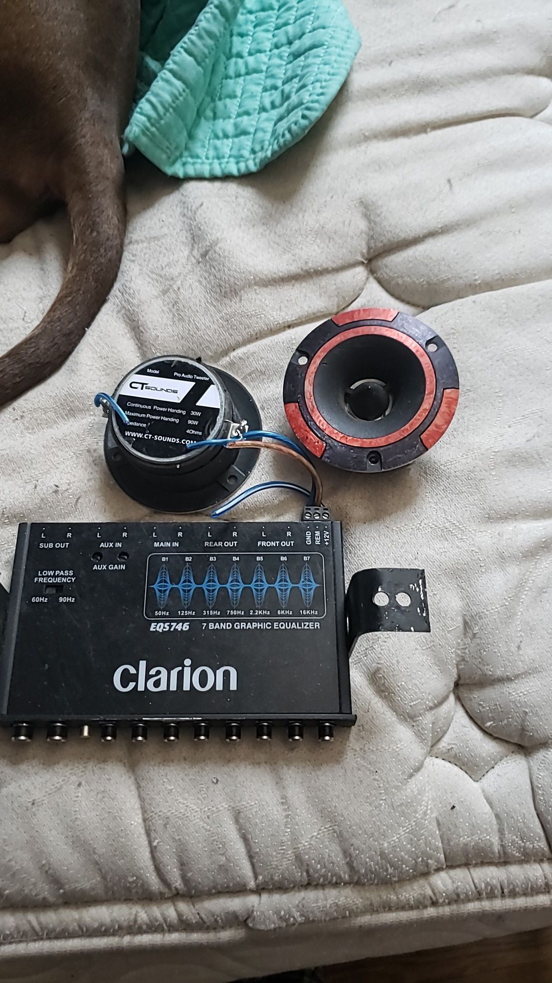 clarion eq and ct tweeter
