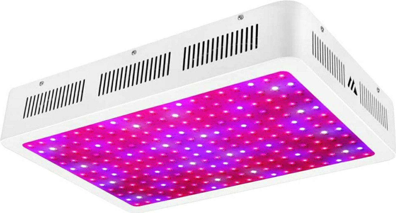 MORSEN Grow Light, 2400W Full Spectrum LED Grow Lights with 2 Dimmer On Off Switch for Greenhouse Hydroponic Indoor Plants(10W ledsx240pcs)