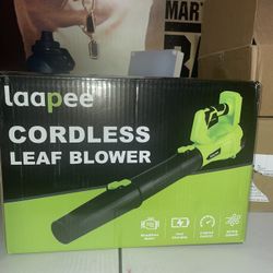 Leaf Blower Cordless,Brushless Electric Leaf Blower with 2 x 4.0Ah Battery Powered and Fast Charger