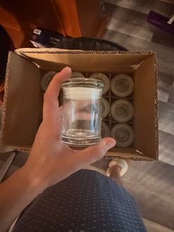 Small jars with lids 12pc