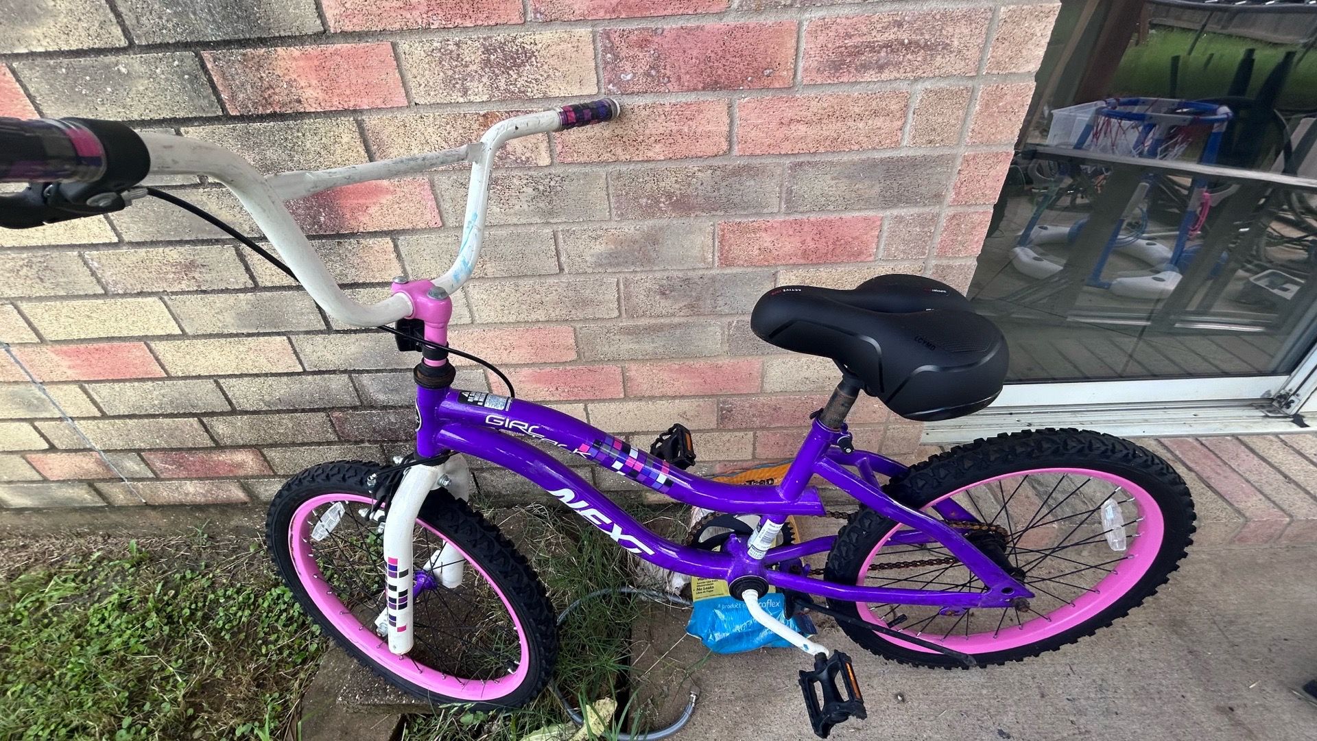 purple kids bike