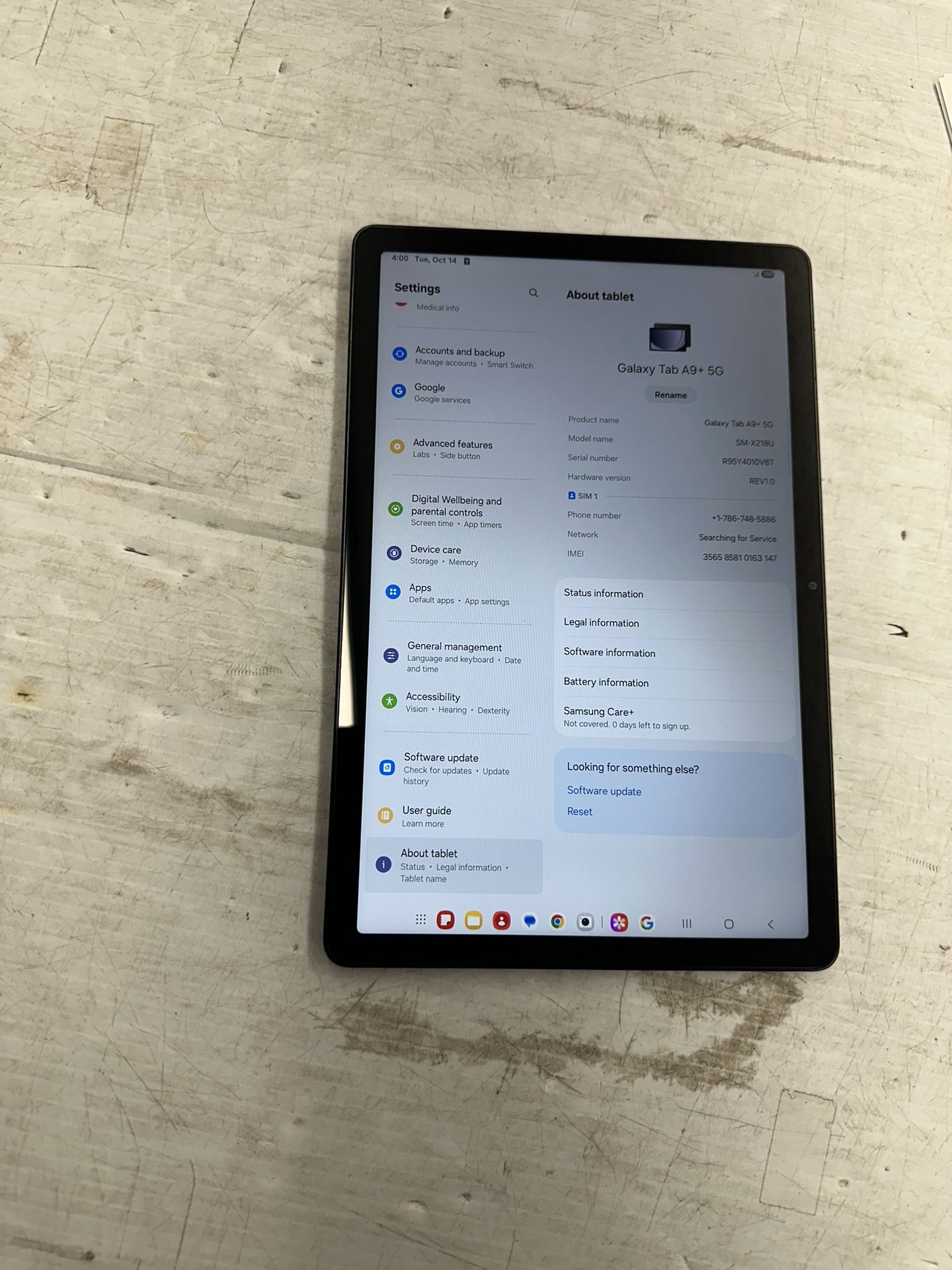 Samsung - SM-X218U Tablet