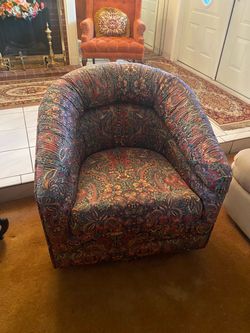 Single swivel chair beautiful.