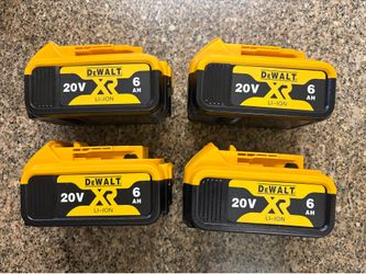 4X Dewalt 6.0 ah battery new