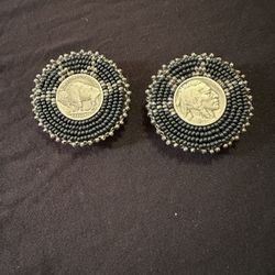 Unusual Native American Earrings 