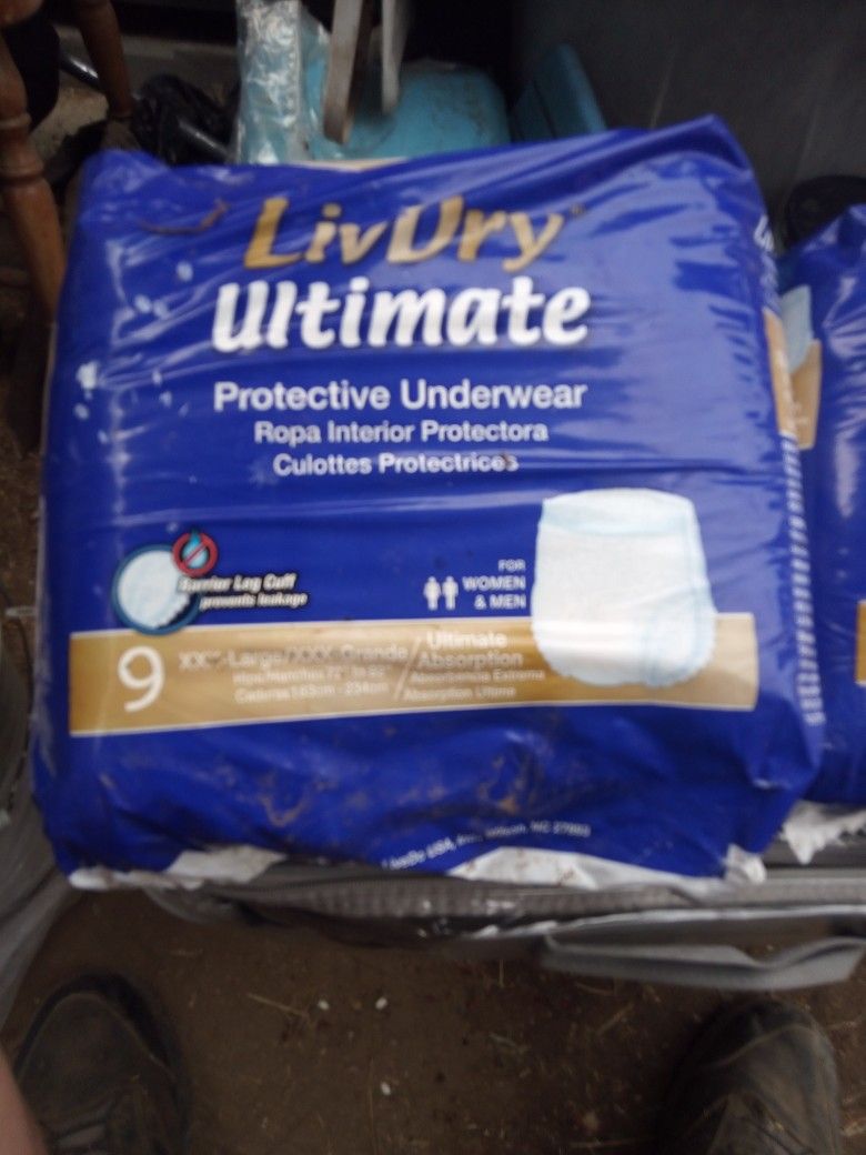 L I V D R Y Ultimate Protection Underwear For An Adult 3x Large My Last Four $10 Each For $30 For All Four Of Them
