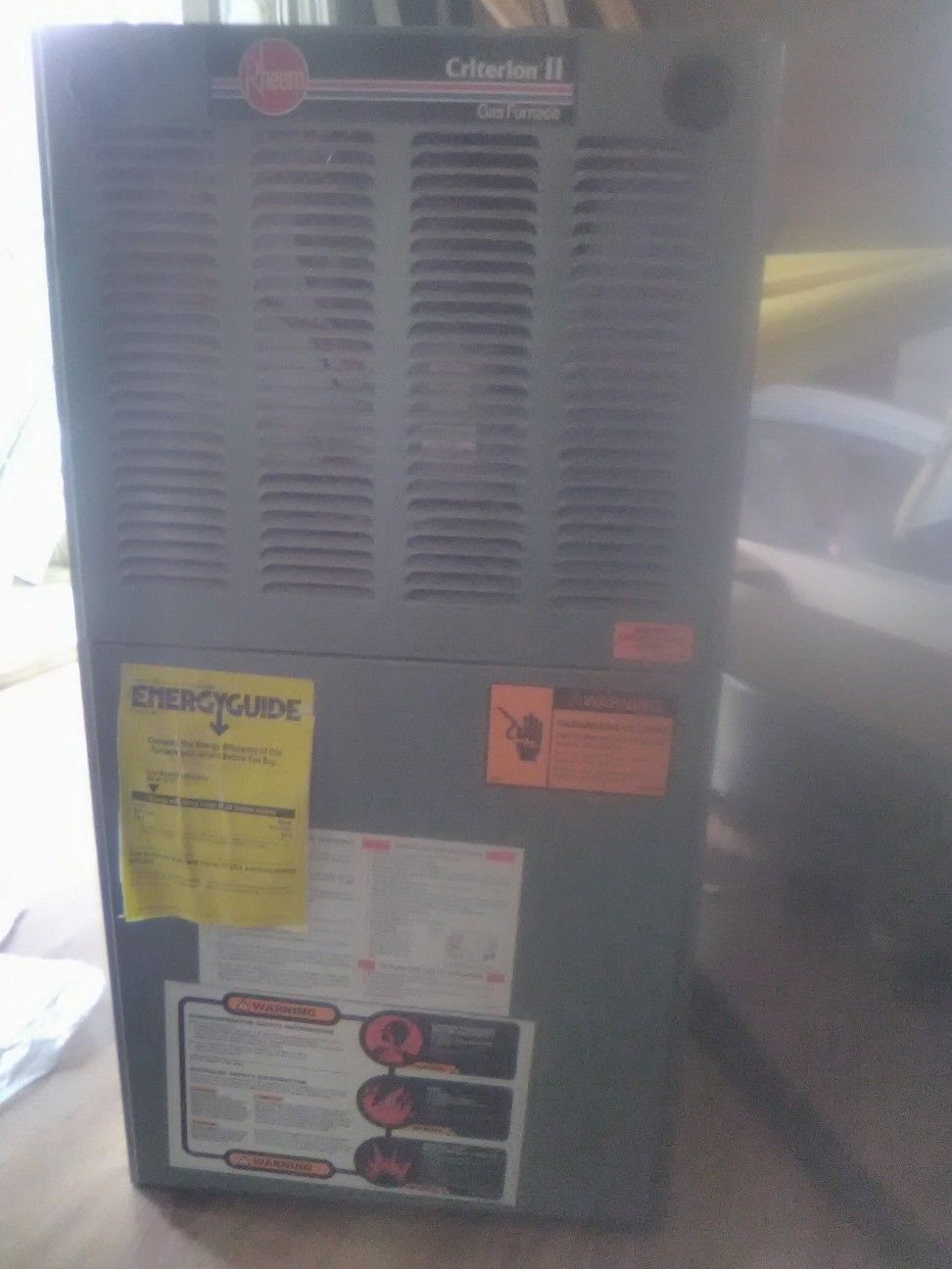 Rheem Criterion II Gas Furnace