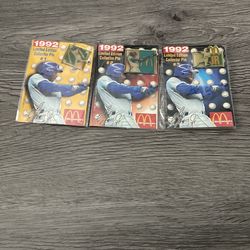 1992 Ken Griffey Jr My Donald’s Pins 