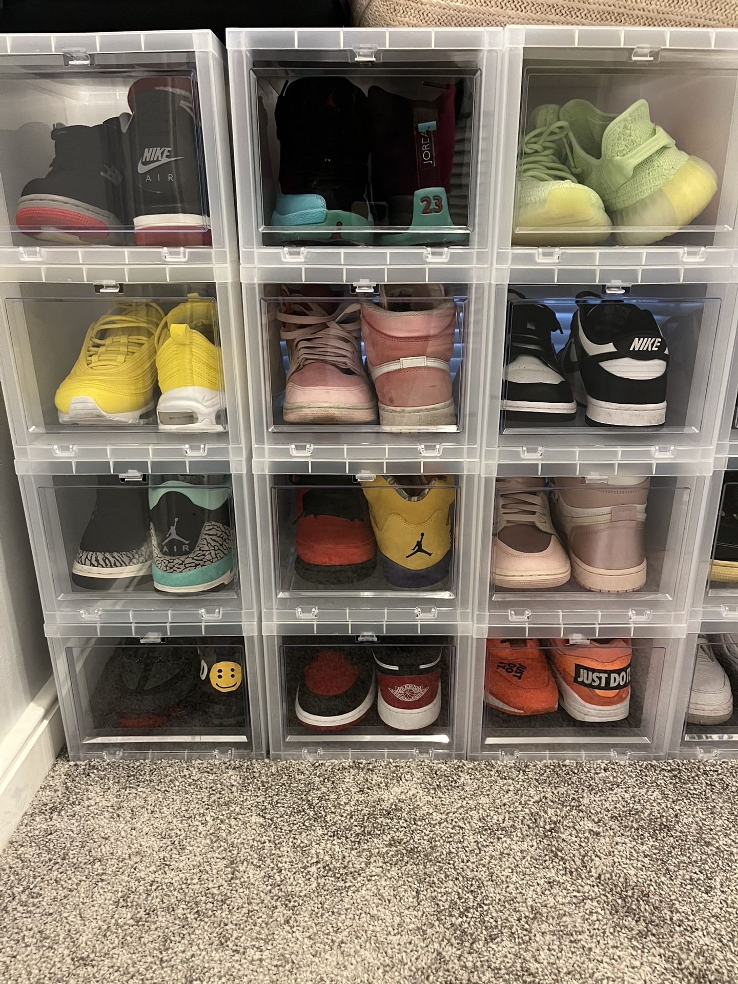 43 x Drop-Front Shoe Box (The Container Store)