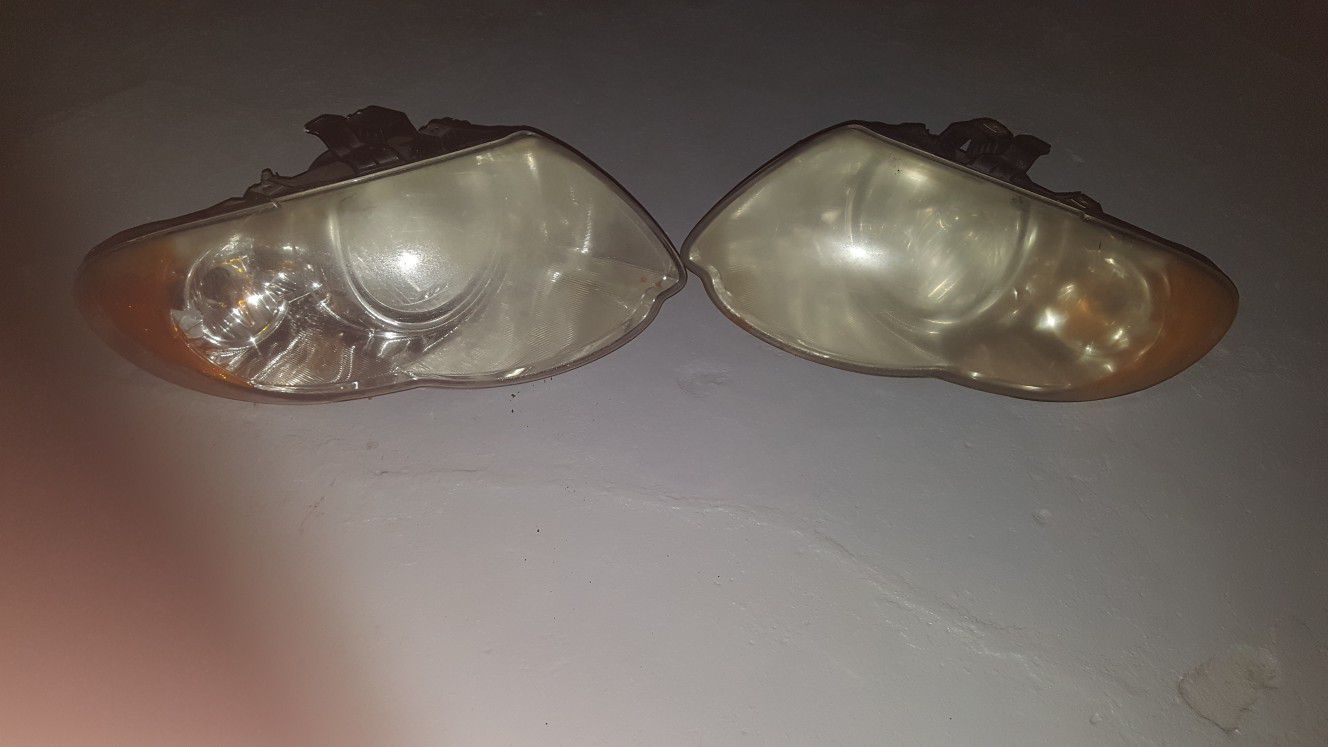 Headlights for a 05 town and country