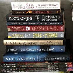Lot Of 16 Neil Gaiman Books & Graphic Novels