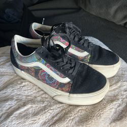 Women’s Platform Vans Suede Size 6.5