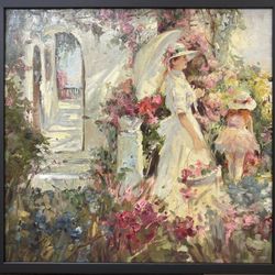 The Secret Garden Walk Oil Painting 