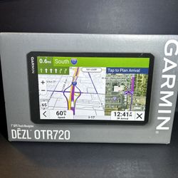Garmin dezl OTR720, Large 7' GPS Navigator, Custom Truck Routing, Satellite Imagery,