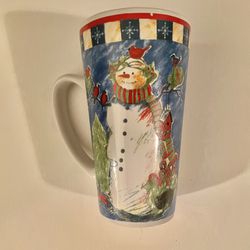 Vintage Oneida - Large Christmas Coffee Cup