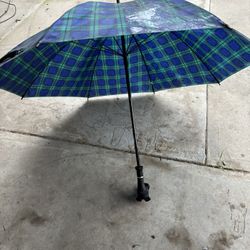 Vintage collectible ARAMIS Cologne Umbrella ☂️ W/Scotty Dog Handle