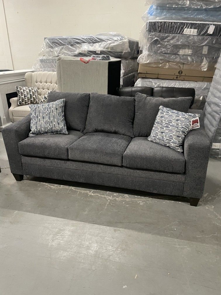 Sullivan Upholstered Chenille Sofa Couch