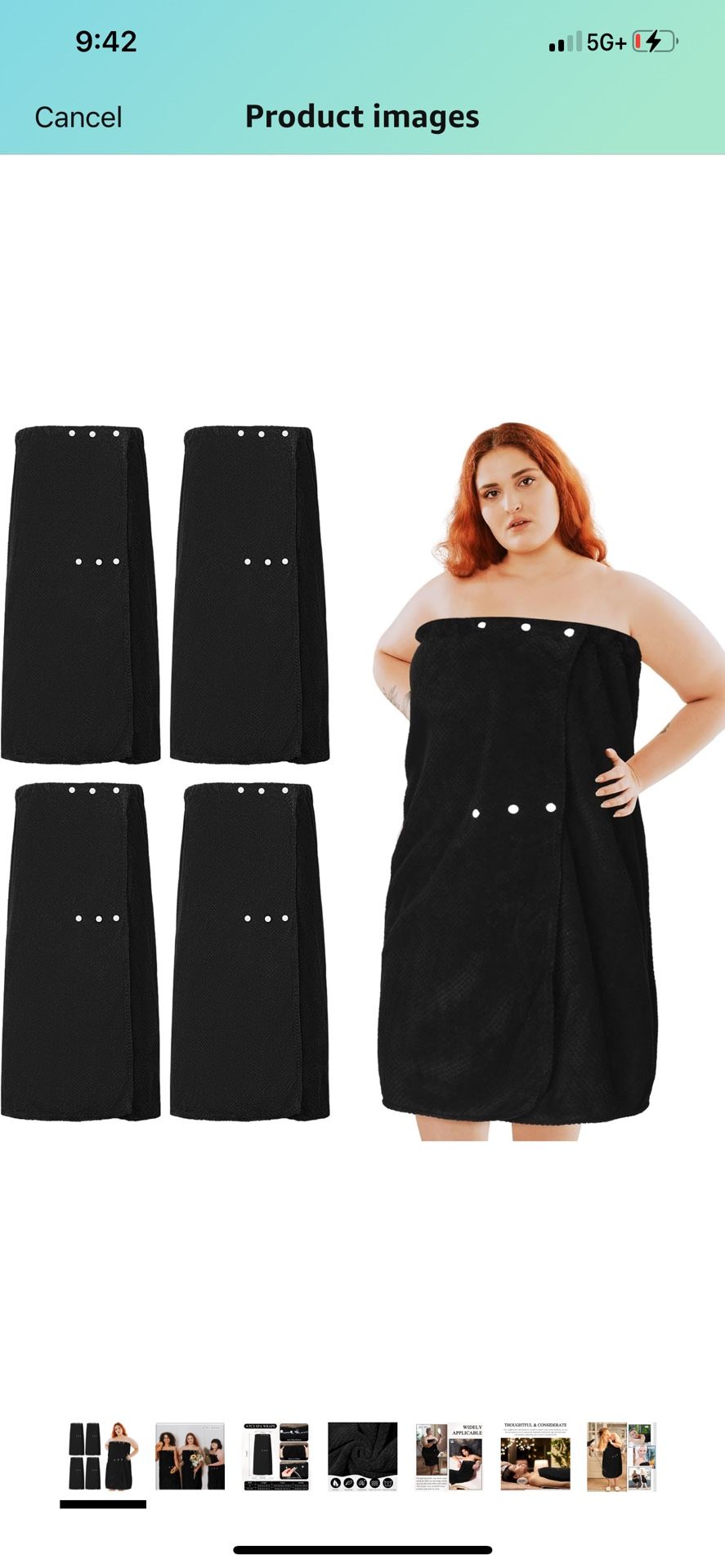 Tigeen 4 Pcs Spa Wrap Towel Wrap  Xl To 3 X 