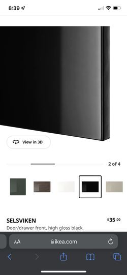 BESTÅ doors cabinet Fronts - ( Color -Gloss Black)