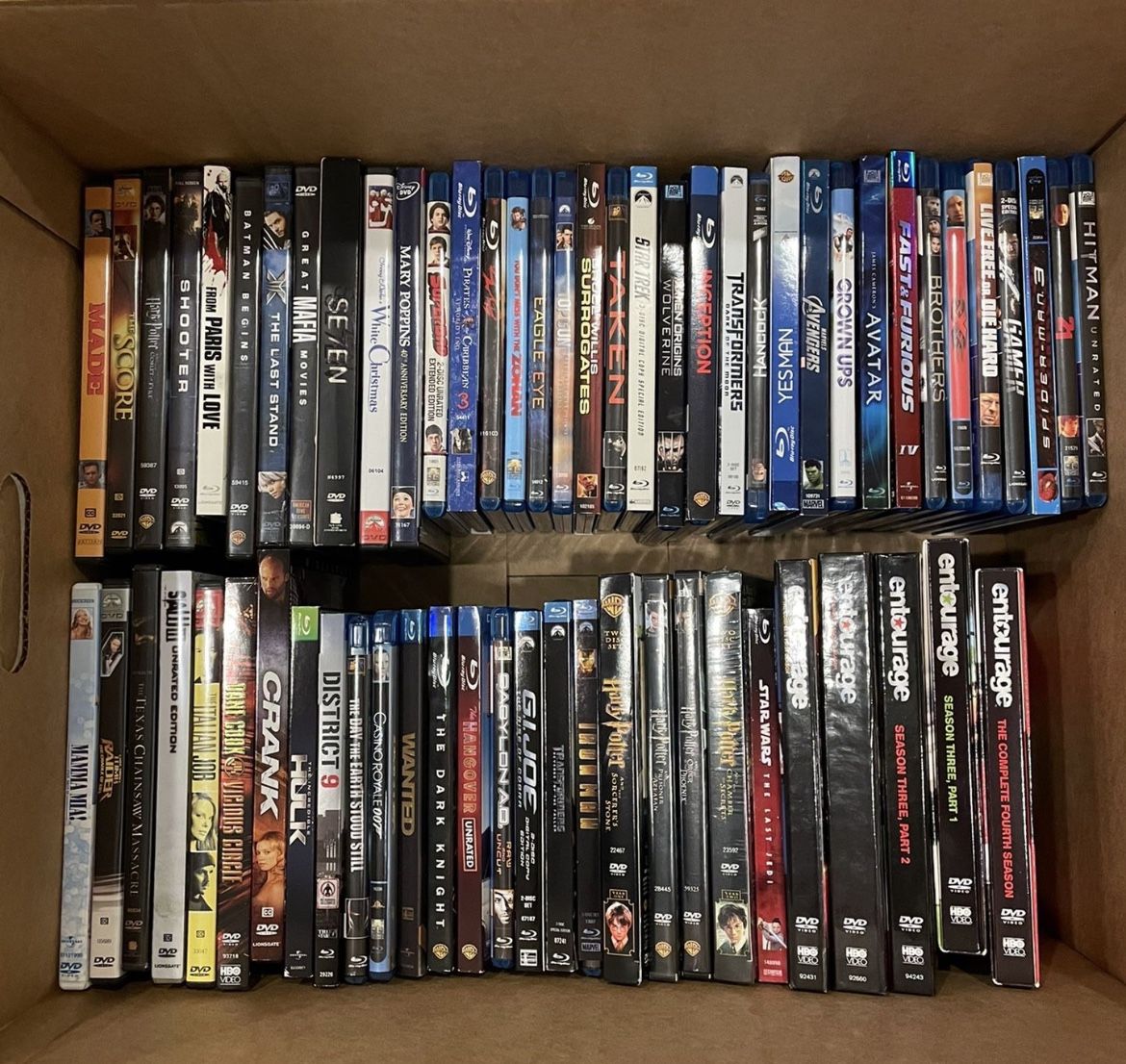 Assortment Of Blu-ray And DVDs